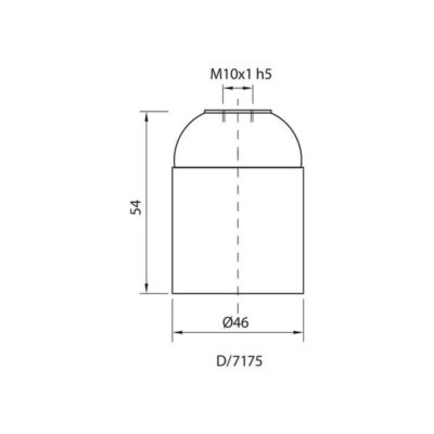 Vivalux VIV001595 Фасунга бакелитова D 7175 N E27 IP20 220V