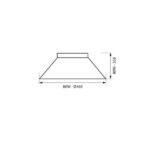 Vivalux VIV003705 Аксесоар COVER AJAX LED 80W
