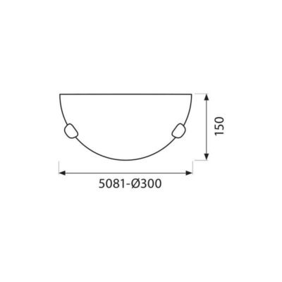 Vivalux VIV000420 Аплик CATENA 5081 Ø1/2 300 мм