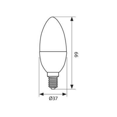 Vivalux VIV003405 LED лампа CAMEO LED 6W 480lm E14 4000K