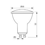 Vivalux VIV003342 LED лампа XARD LED JDR 5W 350lm GU10 6400K