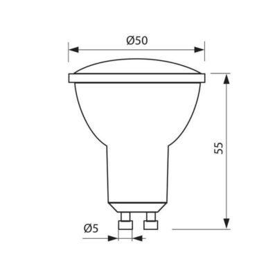 Vivalux VIV003342 LED лампа XARD LED JDR 5W 350lm GU10 6400K