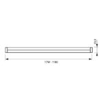 Vivalux VIV003535 LED осветително тяло SPICA LED T5 17W 4000K