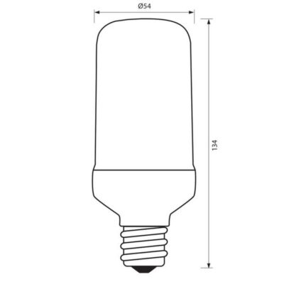 Vivalux VIV004106 LED лампа PLAM LED 6.5W 130lm E27 1300-1700K