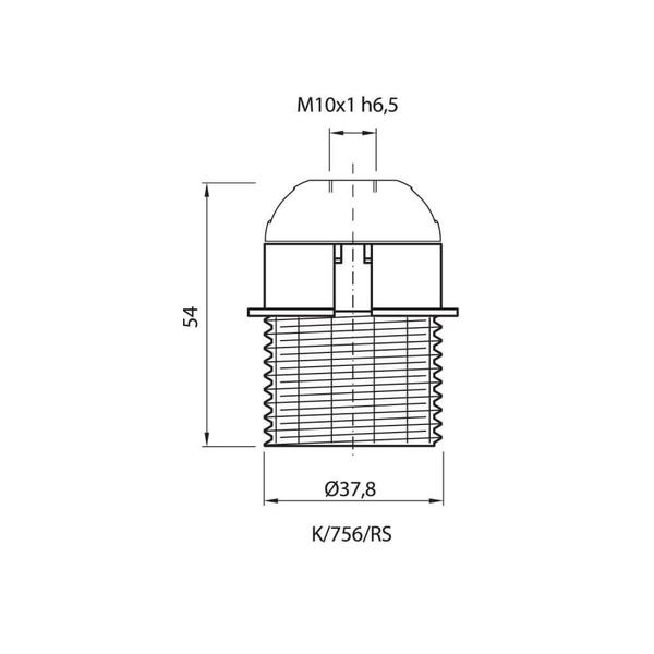 Vivalux VIV002715 Фасунга термопластична K/756/RS/T210/B