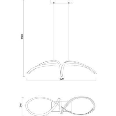 Vivalux VIV004612 LED полилей ANGEL LED 41W 4000K