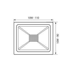 Vivalux VIV003604 LED прожектор TREND LED 10W бял 4000K