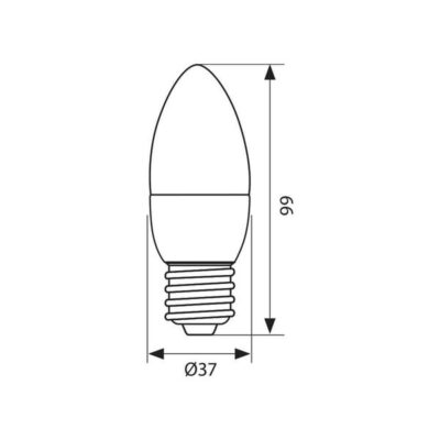 Vivalux VIV003489 LED лампа CAMEO LED 6W 470lm E27 3000K