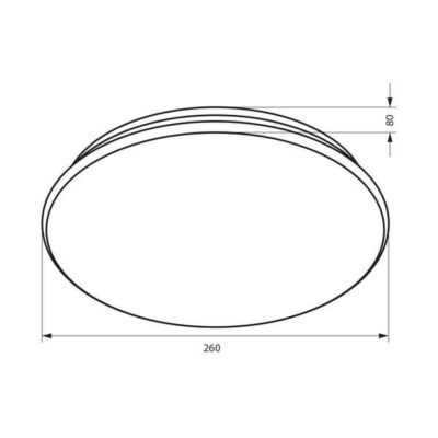 Vivalux VIV003917 Декоративна LED плафониера VALLETTA LED 12W 4000K