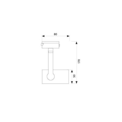 Vivalux VIV004056 Спот за релсов монтаж EXEO TL901 PAR30 E27 бял