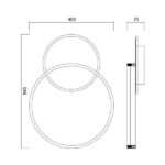 Vivalux VIV004607 Мултифункционална LED плафониера WEEK LED 51W