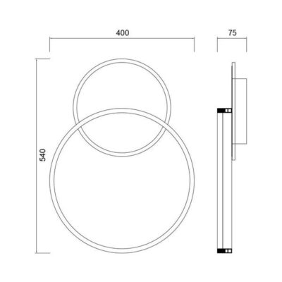 Vivalux VIV004607 Мултифункционална LED плафониера WEEK LED 51W