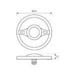 Vivalux VIV003707 Ринг LED лампа JUPITER LED 24W 2050lm E27 3000K