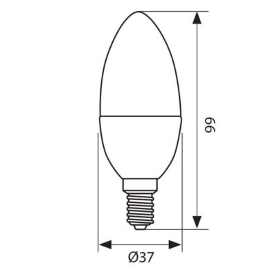 Vivalux VIV004456 LED лампа MAX LED 8W 806lm E14 3000K