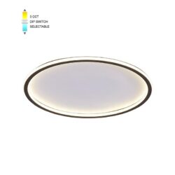 Vito 2026240 LED CEILING ROUND LIGHTING FIXTURE DISC 1 φ500*H45 46W 3xCCT-DIP SWITCH WHITE+BLACK