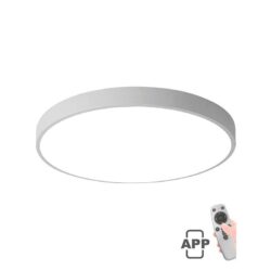 Vito 2026090 LED CEILING ROUND LIGHTING FIXTURE FINESSE R1-60 φ600*H50 60W DIMMABLE+MOBILE WHITE