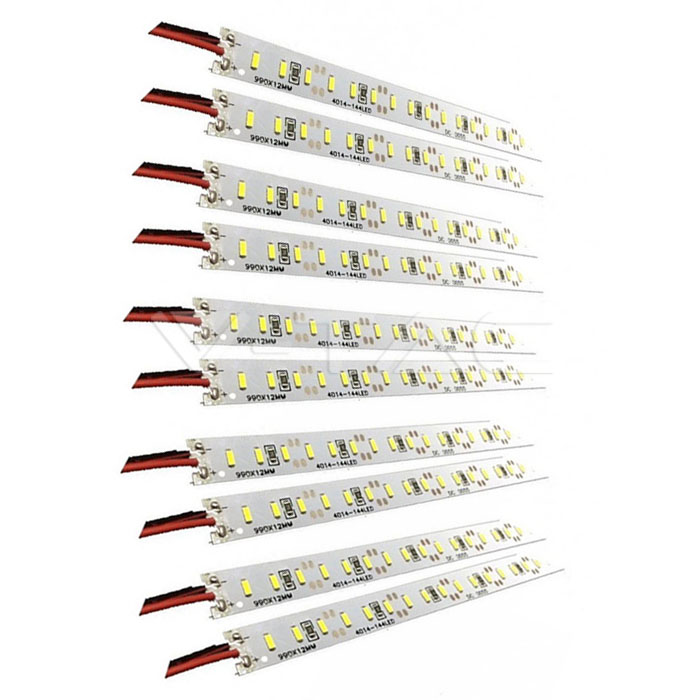 V-TAC VT-2540 LED Твърда Лента 18W 12V SMD4014 Бяла Светлина 10Бр/Опаковка