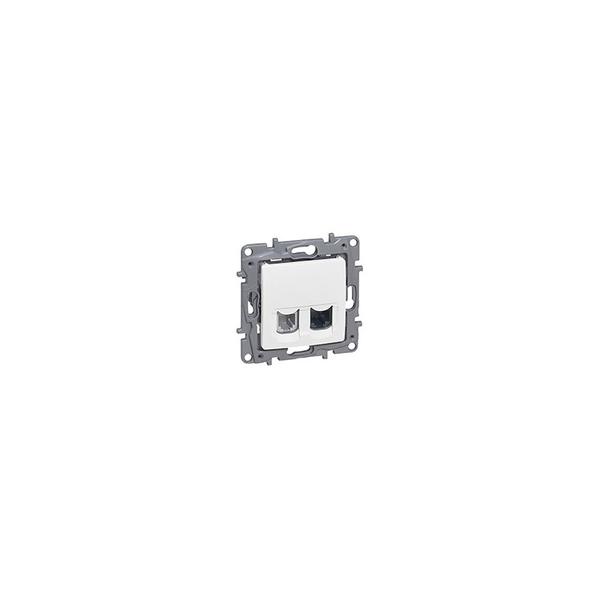 Legrand 764570 РОЗЕТКА RJ11+ RJ45 UTP КАТЕГОРИЯ 5 NILOE LEGRAND - БЯЛ