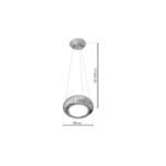 Milagro ML328 ВИСЯЩА ЛАМПА MERCURIO 12W LED