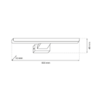 Milagro ML3878 Аплик SHINE WHITE 60см 13.8W LED