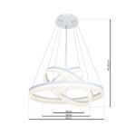 Milagro ML4080 Висяща LED ЛАМПА RING 4080 114W + ДИСТАНЦИОННО