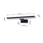 Milagro ML4377 SHINE BLACK 30cm 7W LED стенна лампа