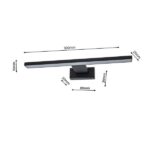 Milagro ML4378 SHINE BLACK 30cm 7W LED стенна лампа