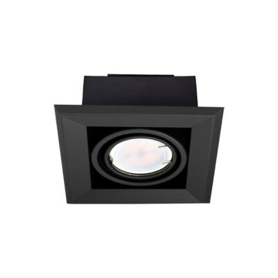 Milagro ML472 BLOCCO ЛАМПА ЗА ВГРАЖДЕН МОНТАЖ ЧЕРНА 1x7W GU10 LED