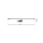 Milagro ML5569 Аплик SHINE CHROME 60см 12W LED