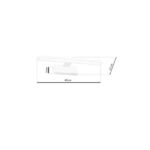 Milagro ML5617 SPLASH WHITE 40cm 8W LED стенна лампа
