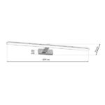 Milagro ML5724 Аплик SPLASH CHROME 100см 21W LED