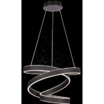 Milagro ML6160 Lampa wisząca ANDROMEDA BLACK 100W LED