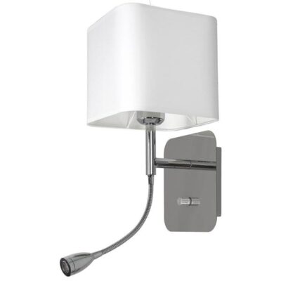 Milagro ML63600 NAPOLI WHITE/CHROME аплик 1xE27 + 1W LED