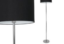 Milagro ML6382 CASINO BLACK/CHROME подова лампа 1xE27