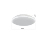 Milagro ML6403 LED Плафон TERMA WHITE 24W IP44 Ø360 мм