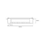 Milagro ML7916 Oprawa track light CYBER BLACK 28W LED