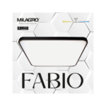 Milagro ML7937 Плафон FABIO BLACK 35W