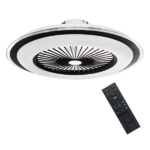 Milagro ML8339 ZONDA BLACK 48W LED плафон с вентилатор