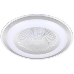 Milagro ML8503 Plafoniera LED ZONDA SILVER 48W z wentylatorem