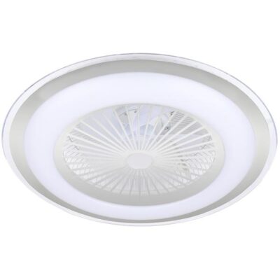 Milagro ML8503 Plafoniera LED ZONDA SILVER 48W z wentylatorem