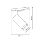 Milagro ML8681 МАГНИТНА ПИСТА 10W 4000K