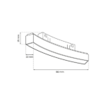 Milagro ML8687 КРЪГЛА МАГНИТНА ПИСТА 10W 3000K за диам. 600 мм