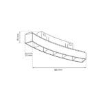 Milagro ML8690 КРЪГЛА МАГНИТНА ПИСТА 6W 4000K за диам. 600 мм