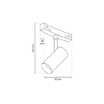 Milagro ML8694 КРЪГЛА МАГНИТНА ПИСТА 7W 4000K за диам. 600 мм