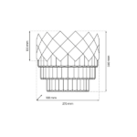 Milagro ML8887 Аплик CARISMA CHROME 2xE14