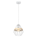 Milagro MLP5518 Lampa wisząca CLIFF WHITE 1xE27