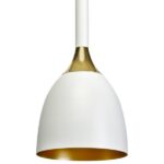 Milagro MLP6219 Висяща лампа CLARK WHITE/GOLD 1xE27