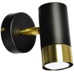 Milagro MLP6237 DANI BLACK/GOLD аплик 1xGU10