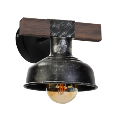 Milagro MLP6241 FARO BLACK/WOOD аплик 1xE27 60W