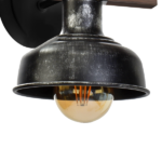 Milagro MLP6241 FARO BLACK/WOOD аплик 1xE27 60W